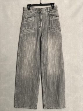 IRO Paris Chrys Jeans 6-Pockets Graphite Grey Women's Size 36 (US 6) NEW